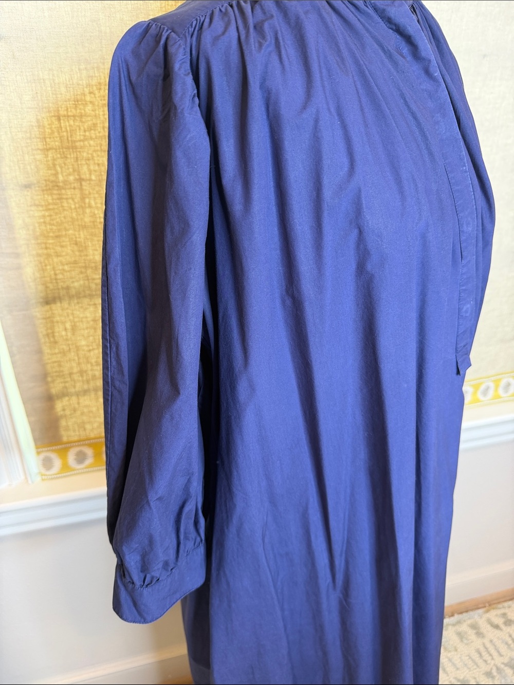 COS Navy Button-Front Shirt - Picture 6 of 6